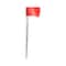 C.H. Hanson C.H. Hanson 15 in. Fluorescent Red Marking Flags Polyvinyl 10 pk 15065 - alternate 2
